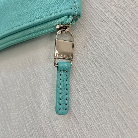 Authentic Tiffany & Co. Key Cles Zipper Pouch Tiffany Blue - Card Holder - Picture 13 of 16